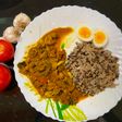 கருப்பு உளுந்து சாதம் மட்டன் கிரேவி