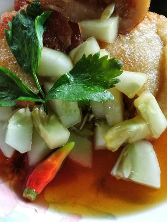 Langkah Gampang Membikin Resep  Pempek dos isi pepaya muda yang Bikin Ngiler, Lezat