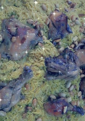 صورة لوصفة كبسة الدجاج