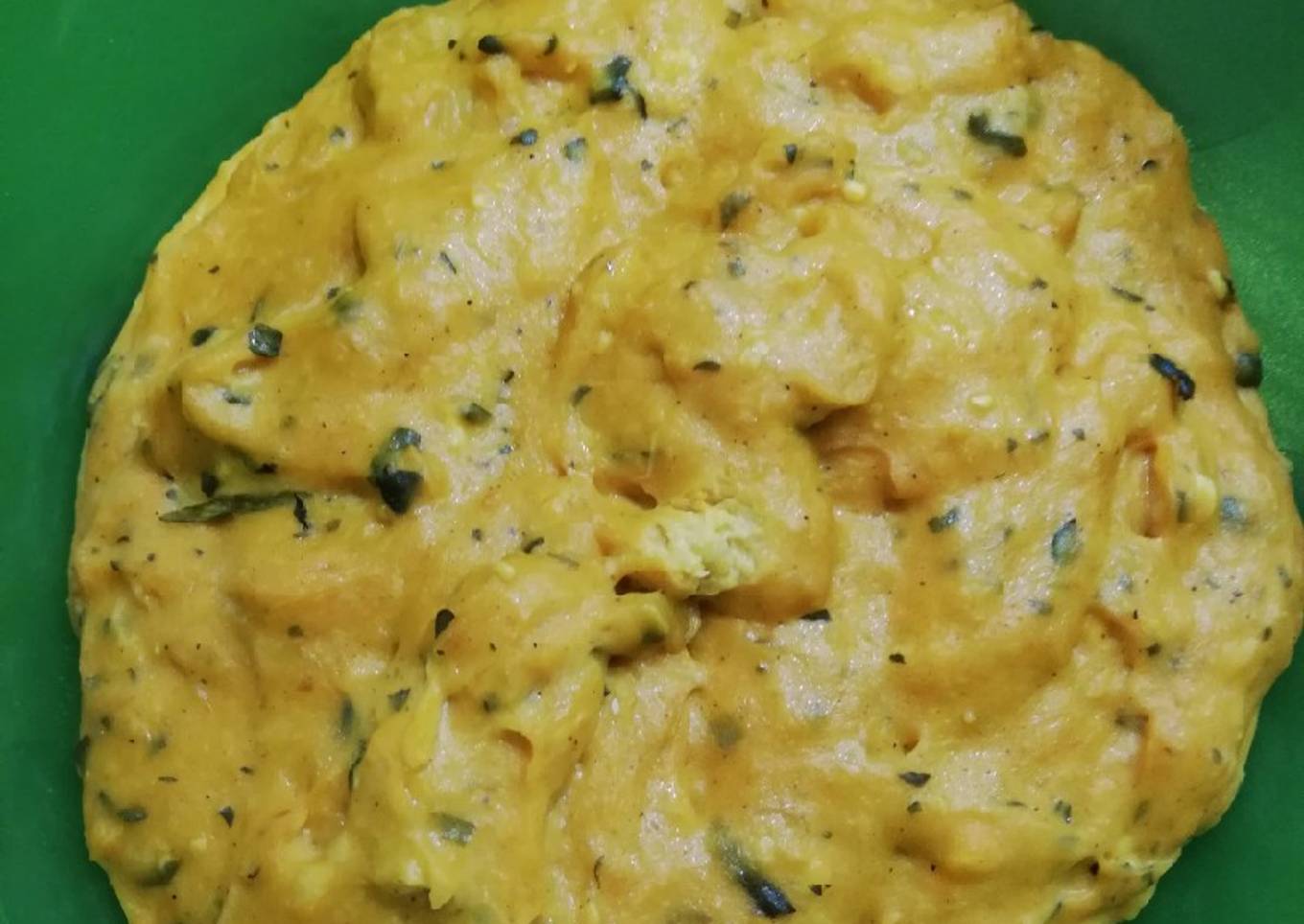 Masa de croquetas de verduras