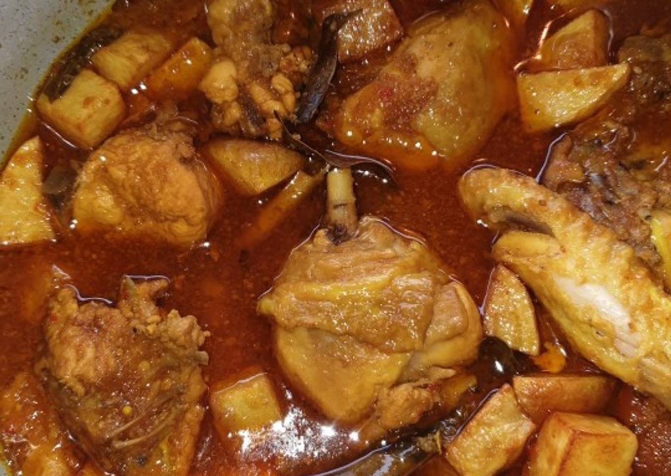 Semur Ayam Kecap Kentang