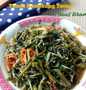 Cara Gampang Membikin Resep 34. Tumis Kangkung Terasi Saus Tiram yang Uenak Anti Ribet, Menggugah Selera