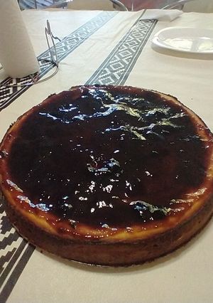 Una foto de Cheesecake al horno