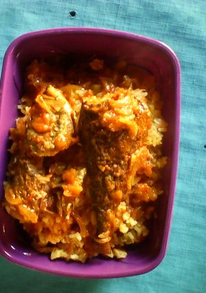 A picture of Fried carapau fish.
