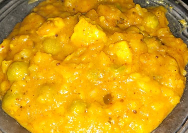 How to Make Potato Pea Cheese Vegetable in 11 Minutes for Mom