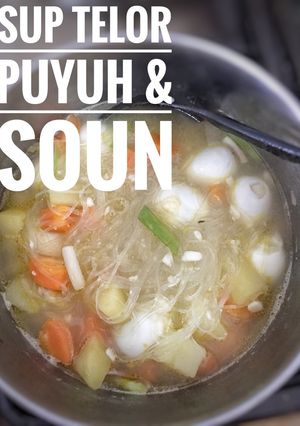 Foto resep Sup telur puyuh & soun