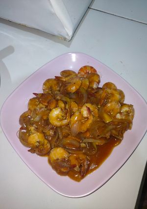 Foto resep Udang Saus Tiram (sederhana)