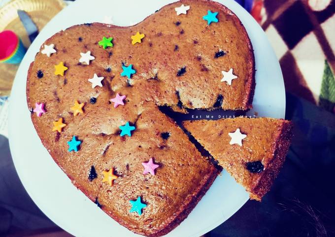 Recipe of Homemade Beetroot Choco Cake (in Kadhai)