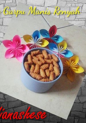 Foto resep Kue Garpu Manis Renyah
