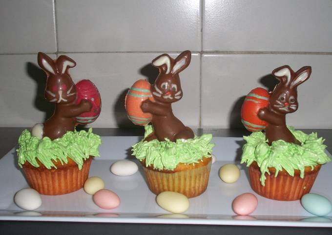 conejitos de pascua de chocolate