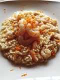 Risotto arancia e gamberetti