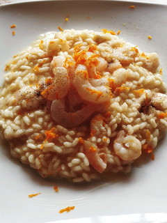 Foto di Risotto arancia e gamberetti