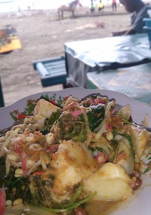 Foto resep Pecel lontong sayur