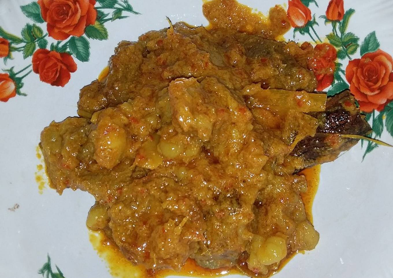 Rendang sapi mudah
