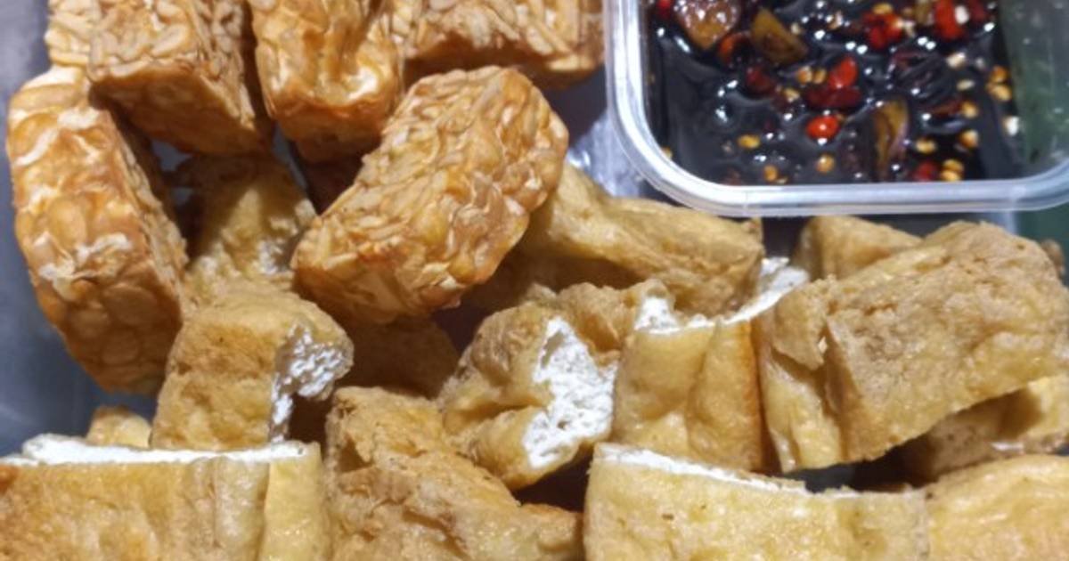 Resep Tahu &amp Tempe Goreng Sambal Kecap Paling Praktis dan Simple