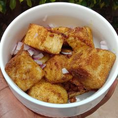 A picture of Yam masala.