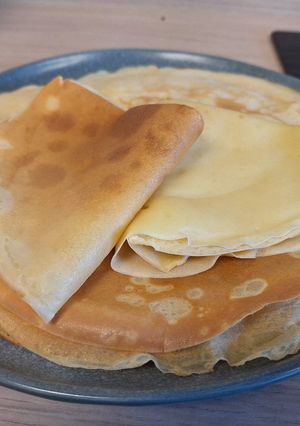 Une photo de Crêpe amande fleur d'oranger