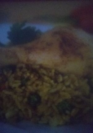 Una foto de Arroz con pollo