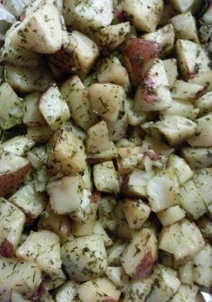 A picture of Garden Green Potatoes.