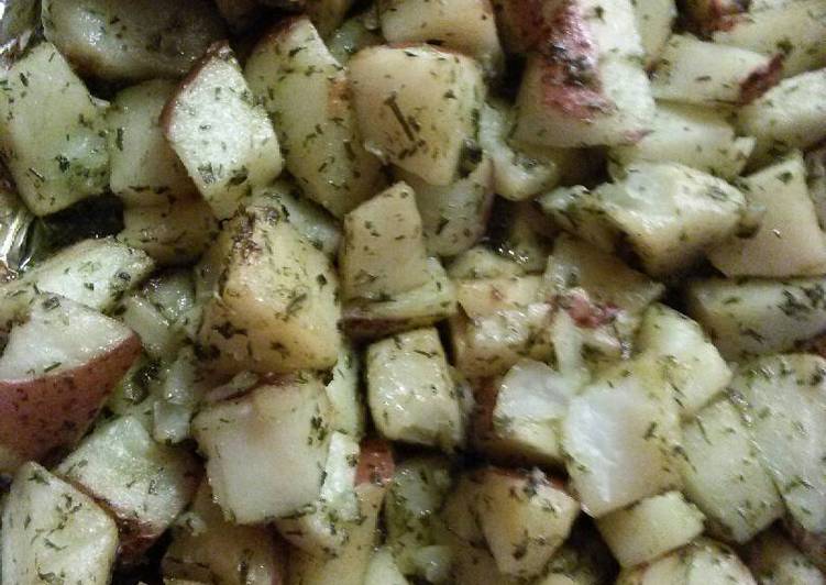 Recipe of Any-night-of-the-week Garden Green Potatoes