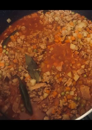 Una foto de Picadillo rápido