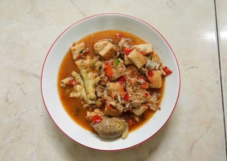 Tumis Ayam suir pedas