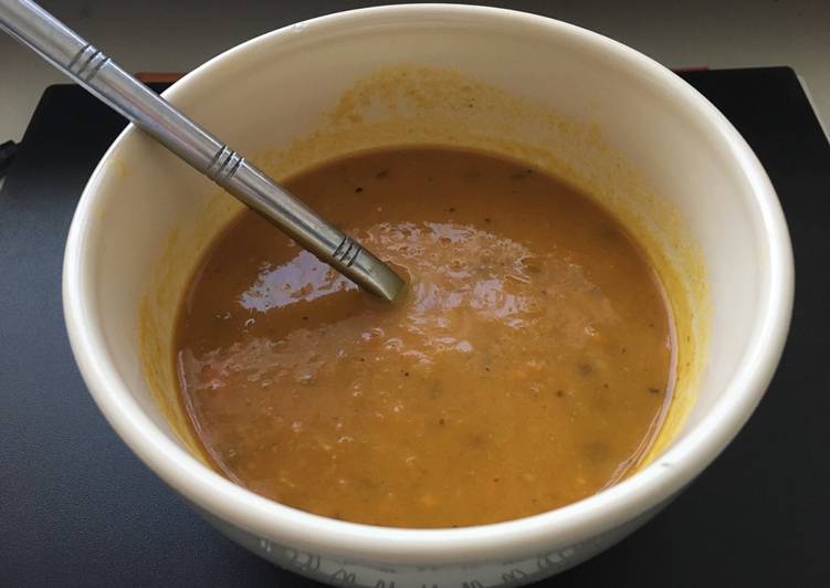 Spicy butternut squash soup