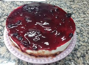 Una foto de Cheesecake con Frutos Rojos