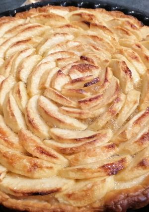 Une photo de Tarte aux pommes, deuxième version 😉