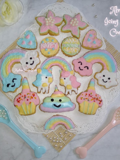 Foto resep Almond icing sugar cookies