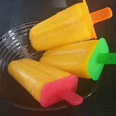 A picture of Orange Popsicle Treat.