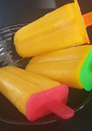 A picture of Orange Popsicle Treat.