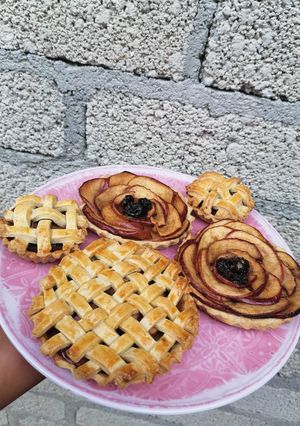 Una foto de Tartaletas de manzana con pasas