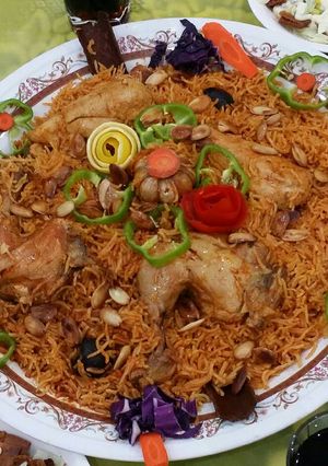 صورة لوصفة كبسة حمرا ولا اطيب من هيك وكمان كتير سهلة وخفيفة