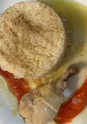 Φωτογραφία της συνταγής Κοτόπουλο λεμονάτο στη χύτρα με ρύζι 🙂