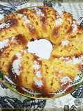 Roscón de pascua relleno de coco 🐇🐣