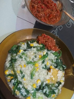 Foto resep Bubur Manado sambal roa