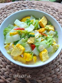 Foto resep Tumis Sawi Putih Tahu Kuning
