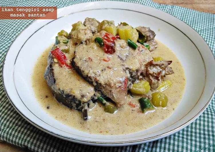 Bagaimana meracik Ikan Tenggiri Asap Masak Santan Lezat