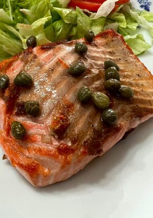 Una foto de Salmón