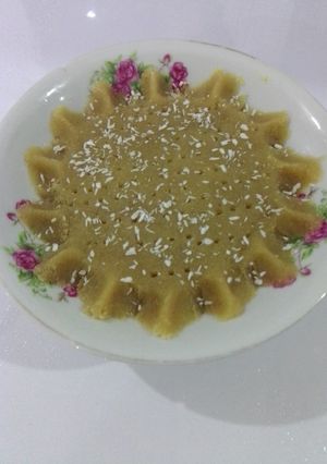 عکسی از دستور حلوا تخم مرغی