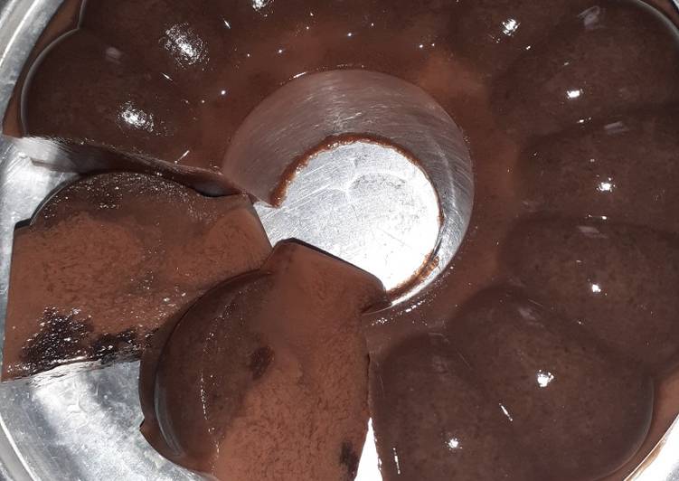 Pudding Oreo (cokelat)