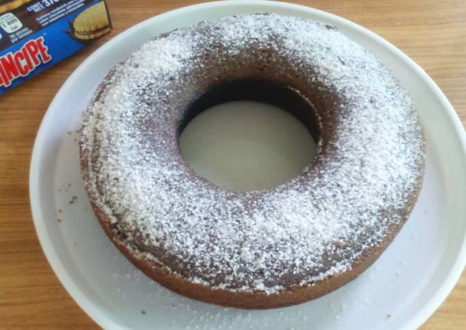 Panqué de galletas Príncipe (Horno Milagro-Cacerola Horno Mágico) Receta de  Francisco Xavier Díaz - Cookpad