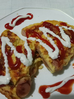 Foto resep Omelette Sosis Mayo