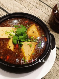 麻辣豆腐 的食譜成品照片