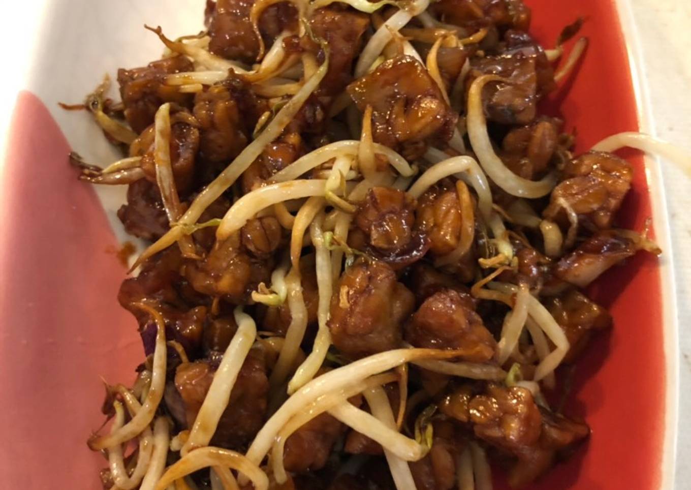 Tumis Tauge Tempe Kecap Simple