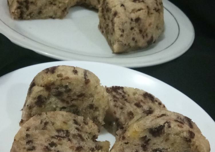 Cake Pisang no telur no mikser