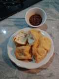 Tahu goreng susu