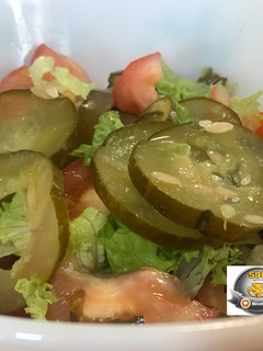 Una foto de Ensalada de pepinos agridulces