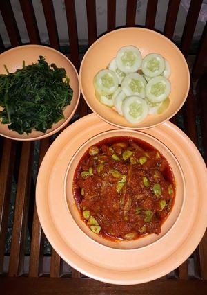 Foto resep Sambel teri Pete